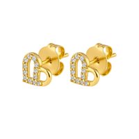 Earrings Idee Preziose dal 1987 Woman in Yellow Gold Zircone IP.OK18G/173 - IP.OK18G/173